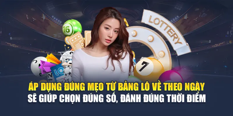 Lô Về Theo Ngày 78WIN Với Bảng Thống Kê Chi Tiết Nhất 6 Áp dụng đúng mẹo từ bảng lô về theo ngày sẽ giúp chọn đúng số, đánh đúng thời điểm