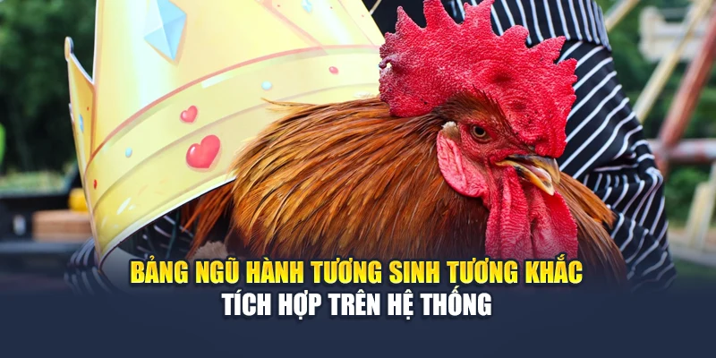 Bí Quyết Chọn Gà Theo Ngày Chuẩn Phong Thủy Tại 78WIN 5 Bảng ngũ hành tương sinh tương khắc tích hợp trên hệ thống