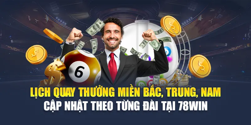 Lịch Quay Thưởng 78WIN Xổ Số 3 Miền Đầy Đủ Và Chính Xác 4 Lịch quay thưởng miền Bắc, Trung, Nam cập nhật theo từng đài tại 78WIN